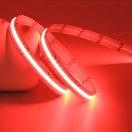 COB RGB IP67 방수 실내 조명 울트라 슬림 LED 스트립